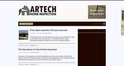 Desktop Screenshot of blog.artechhomeinspection.ca